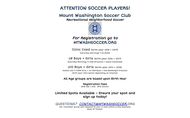 Rec Registration Flyer