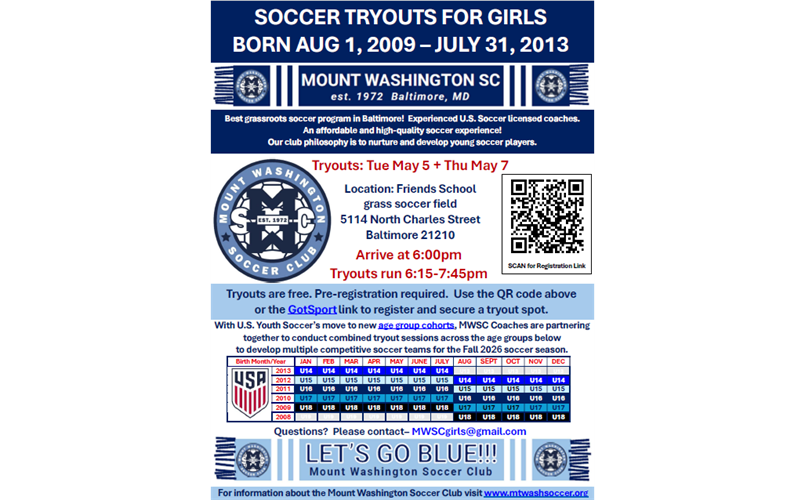 FALL 2026 HS GIRLS TRYOUTS